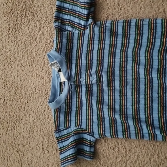 TKS Basics Boy's Stripe Onesie - Picture 3 of 5